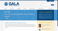 Desktop Screenshot of galalaw.com